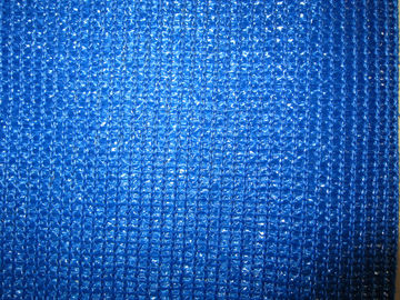 Gizlilik çit Hdpe Anti UV ekran Net Emanet bariyer kumaşı, mavi