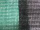 Tarım Plastik HDPE Gölge Net / Güneş Gölge Çit Netleştirme Siyah Renkli 1.5X10M