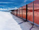 PP / PE turuncu kar çit inşaat Emanet kumaşı, elmas Kılavuzu